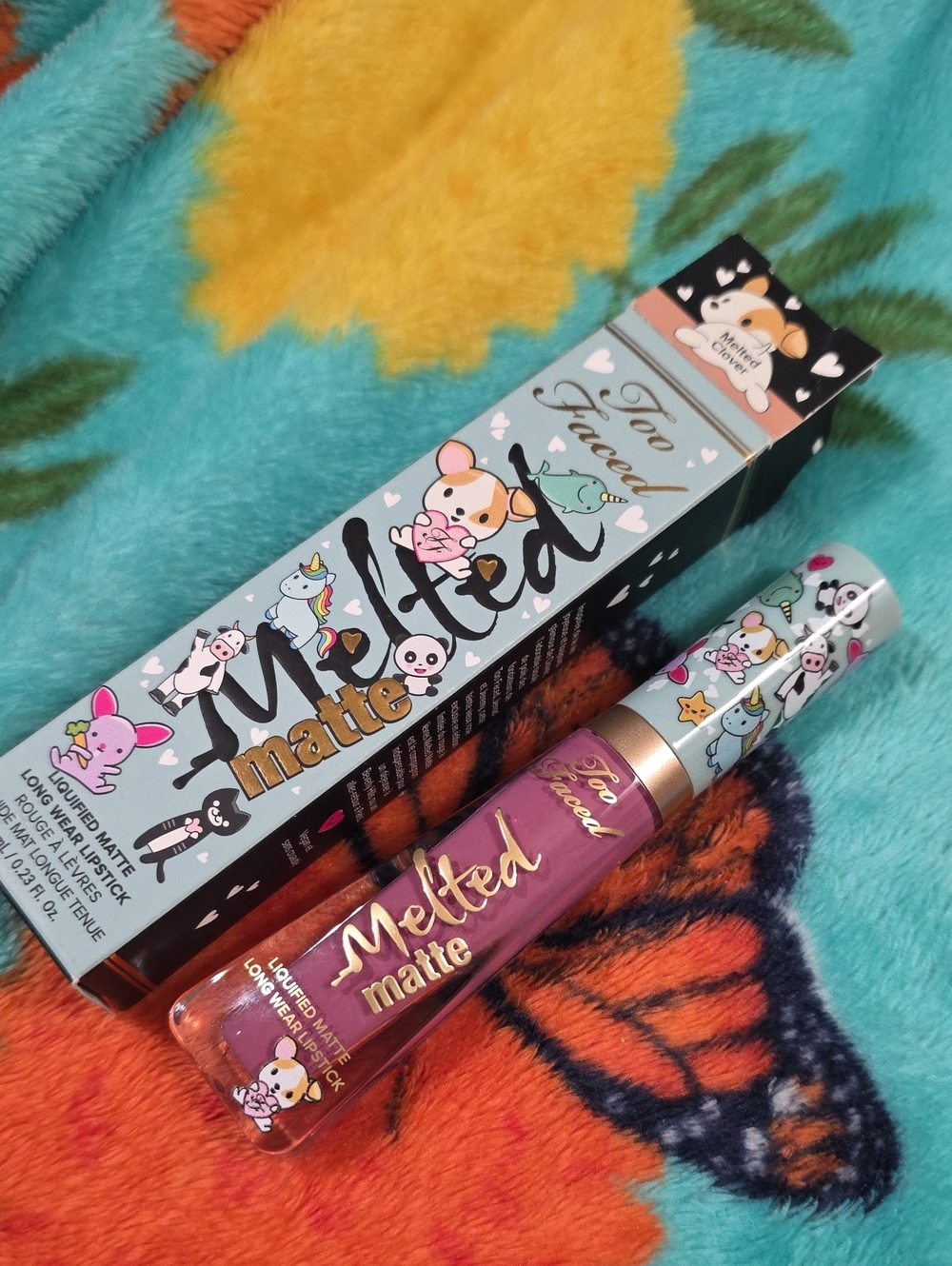 Too Faced Melted Clover Liquified Matte Long Wear Lipstick NIB Full Size